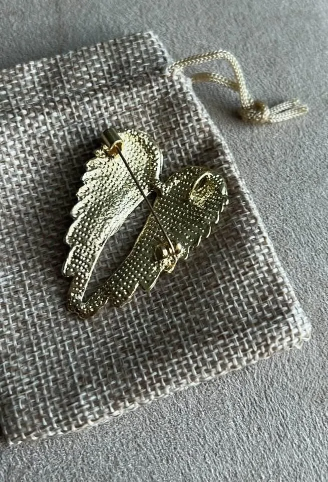 Angel Wings Brooch image indicator(2)