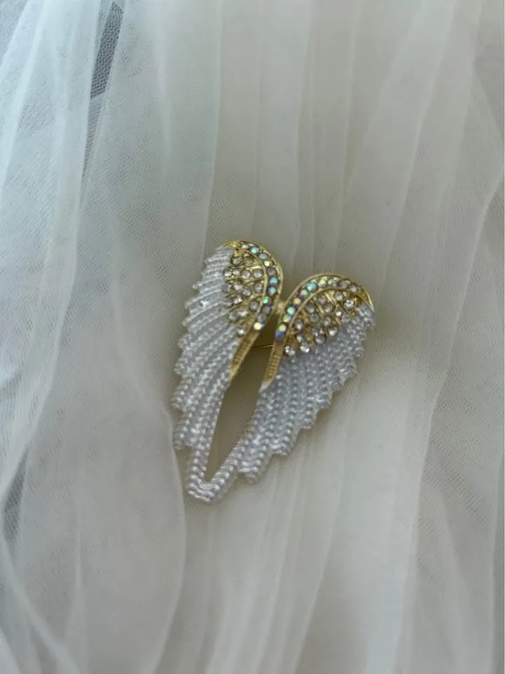 Angel Wings Brooch image indicator(4)