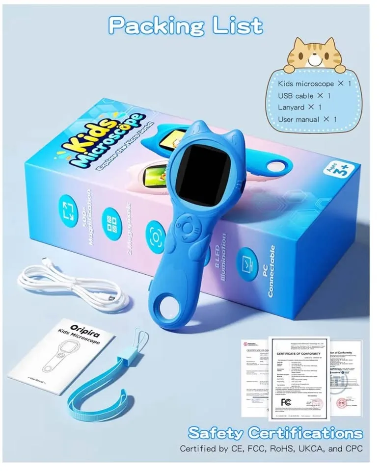 Kids Microscope Handheld image indicator(7)