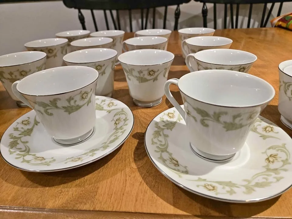 Mikasa Cup, Saucer Sets, Sugar Bowl (Trousseau 9362)