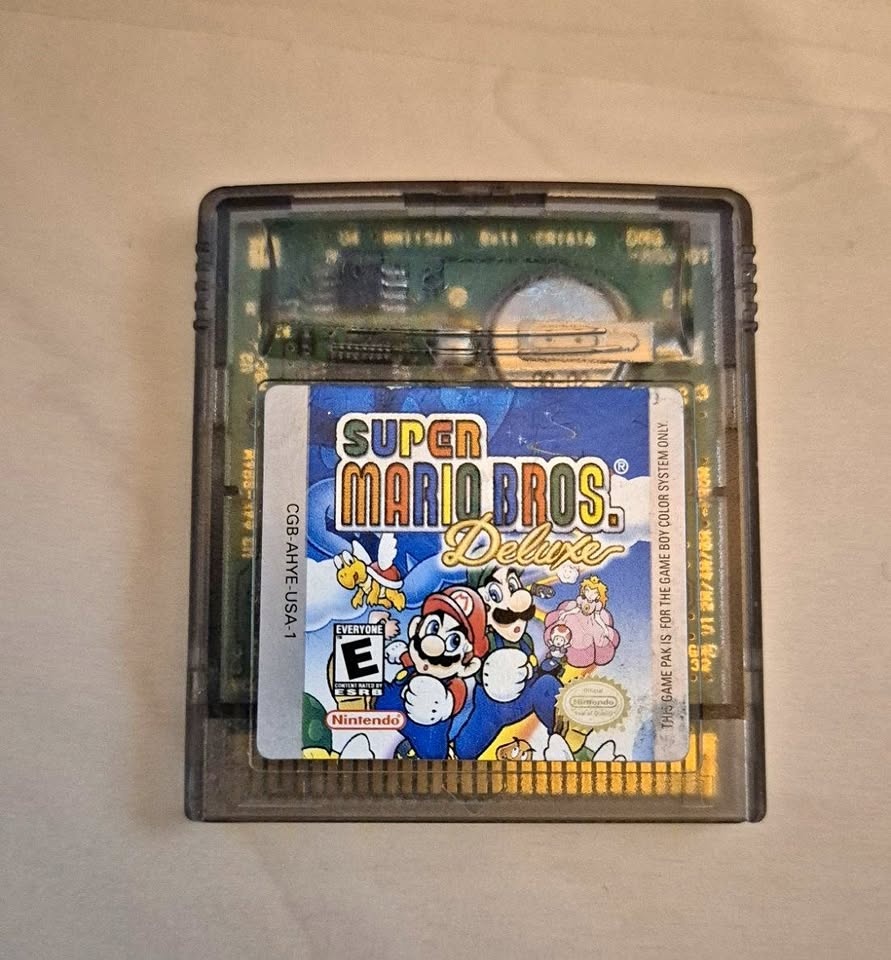 Super Mario Bros Deluxe for Gameboy Color Tested Working
