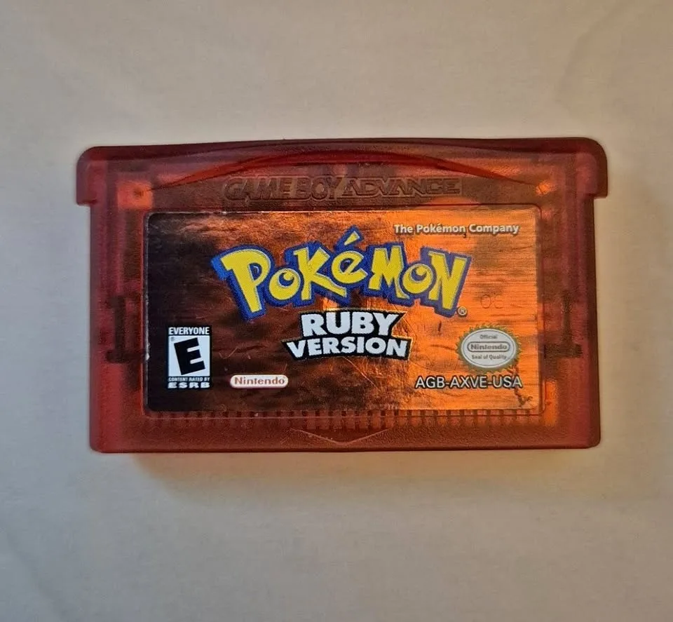 Original Authentic Pokemon Ruby Version with New Battery