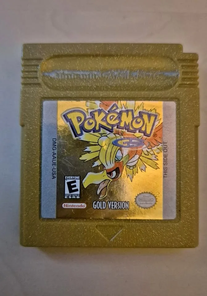 Original Authentic Pokemon Gold Version Tested Working