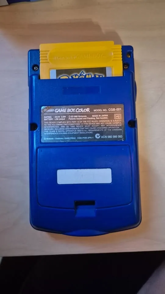 Pokemon Yellow Pikachu Edition Gameboy Color image indicator(6)