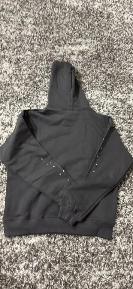 Grey Sp5der hoodie 1:1 quality size (M) image indicator(5)