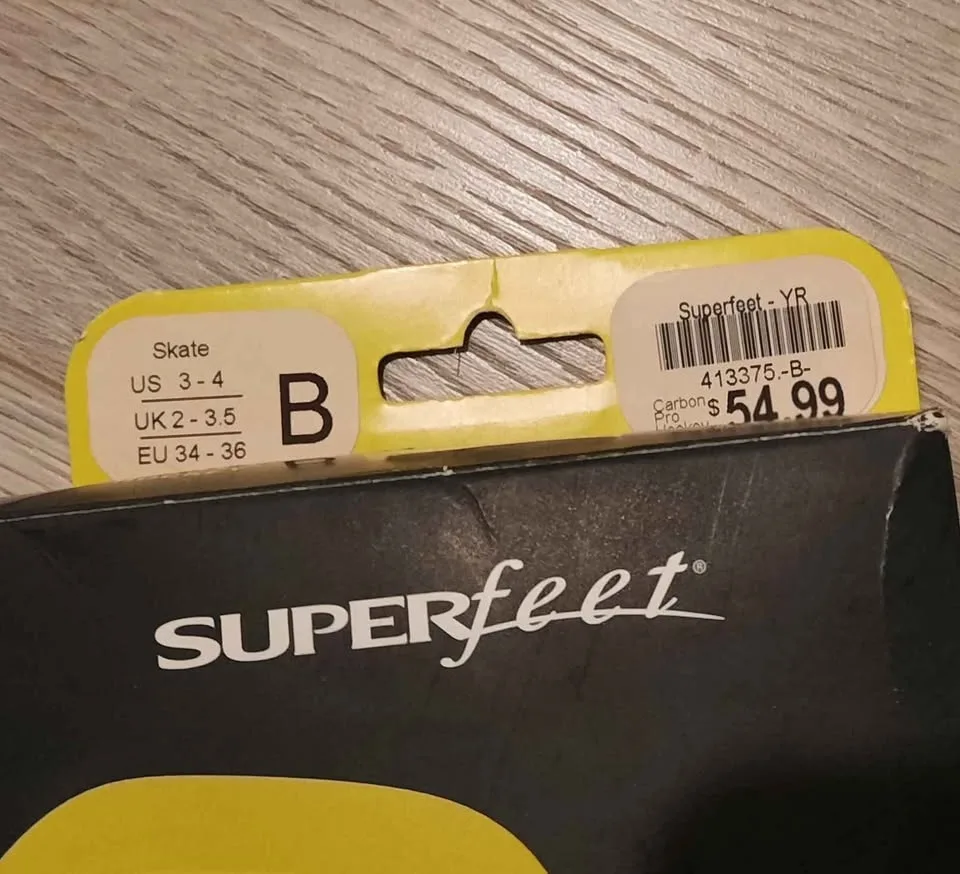 NEW Superfeet Pro Carbon hockey insoles image indicator(2)
