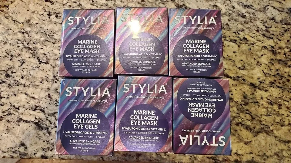 Stylia marine collagen eye mask. 30 pairs 6 packages
