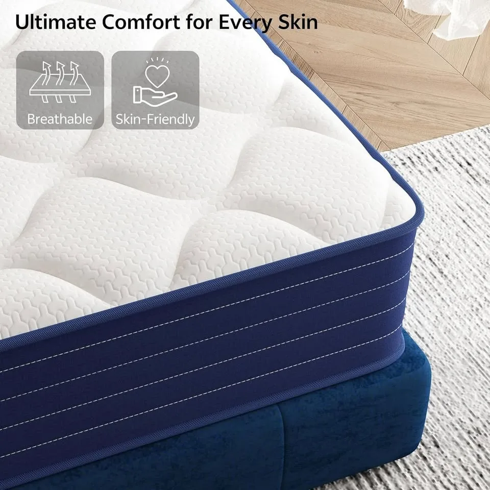 New queen hybrid mattress — sweet sleep, zero stress! 🛏️ image indicator(2)