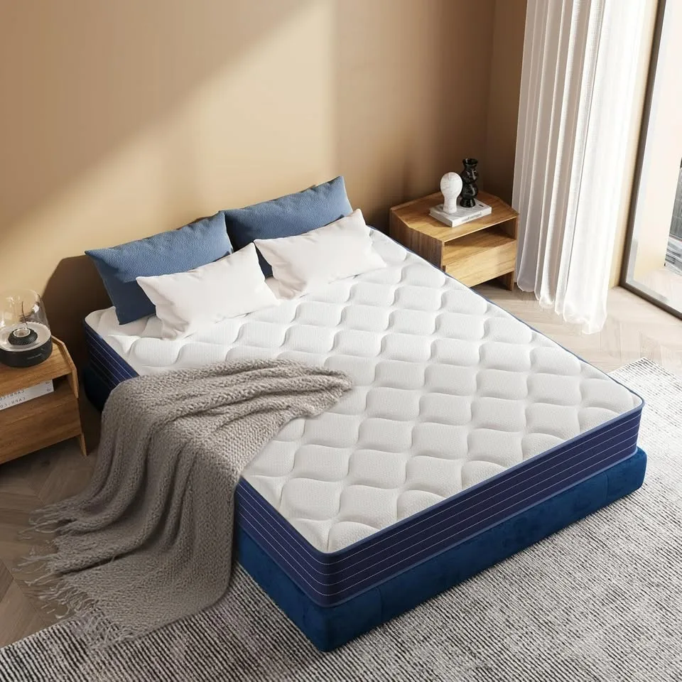 New queen hybrid mattress — sweet sleep, zero stress! 🛏️ image indicator(7)