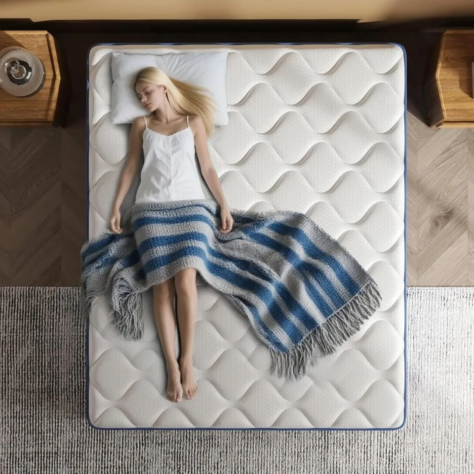 New queen hybrid mattress — sweet sleep, zero stress! 🛏️ image indicator(8)