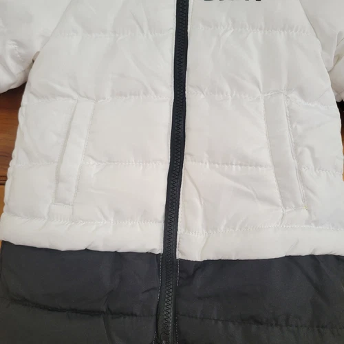 DKNY Pram Snowsuit Unisex 3/6 Months Black White - photo 5