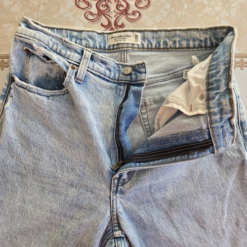 Abercrombie The 90s Straight Ultra High Rise Womens Size 30 - photo 4