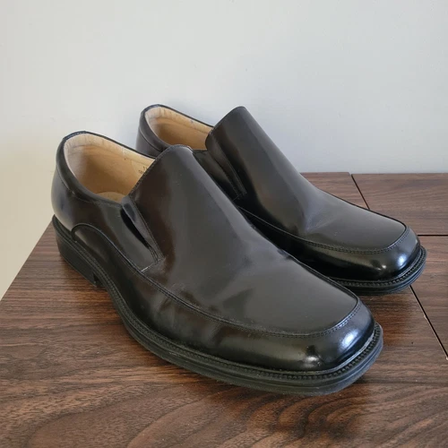 Carlo Pradi Loafers Mens Size 10.5 Black Leather - photo 3