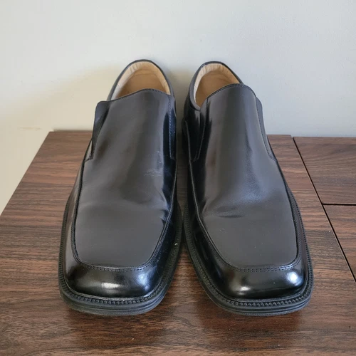 Carlo Pradi Loafers Mens Size 10.5 Black Leather - photo 4