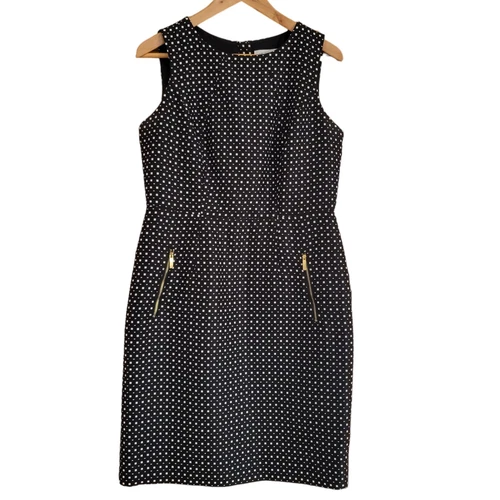 NWT Liz Claiborne Dress Women Sz 10 Black & White