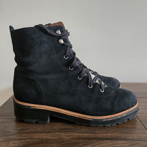 Marc Fisher Shearling Hiker Boots Women Sz 10M - photo 3