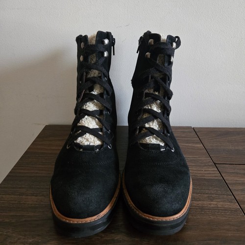 Marc Fisher Shearling Hiker Boots Women Sz 10M - photo 4