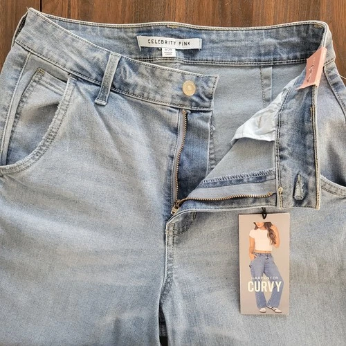 Celebrity Pink Carpenter Curvy Jeans Womens Size 9 / 29 Blue - photo 4