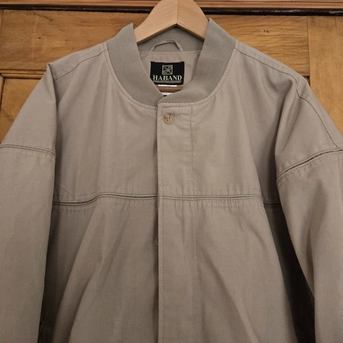Haband Bomber Jacket Mens Size 2X Tan Khaki Full Zip - photo 4