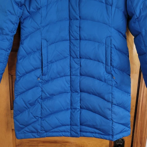 Lands' End Long Puffer Jacket Womens Small 6-8 Blue - photo 4
