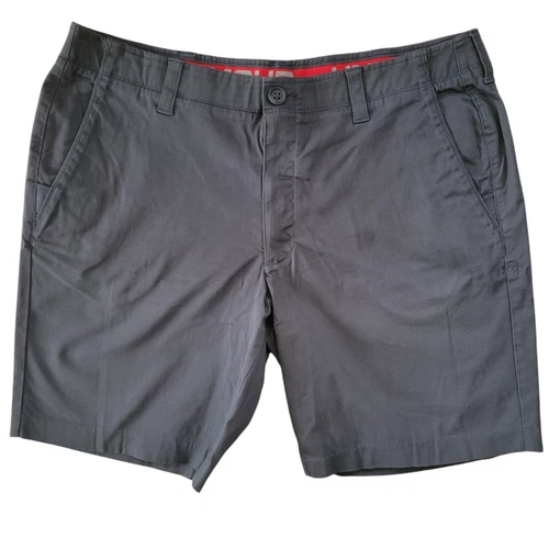 Under Armour Chino Golf Shorts Mens 40W Gray Stretch