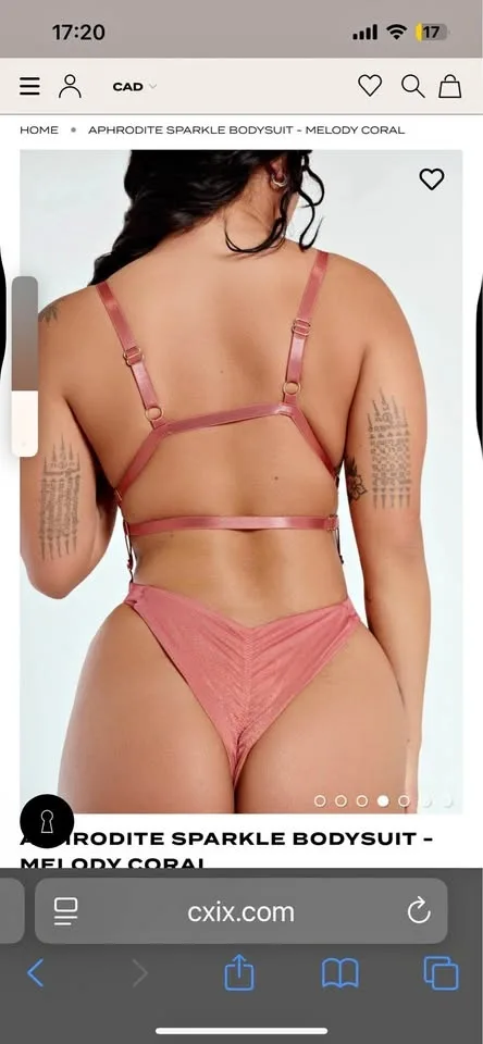 CXIX Aphrodite pole bodysuit