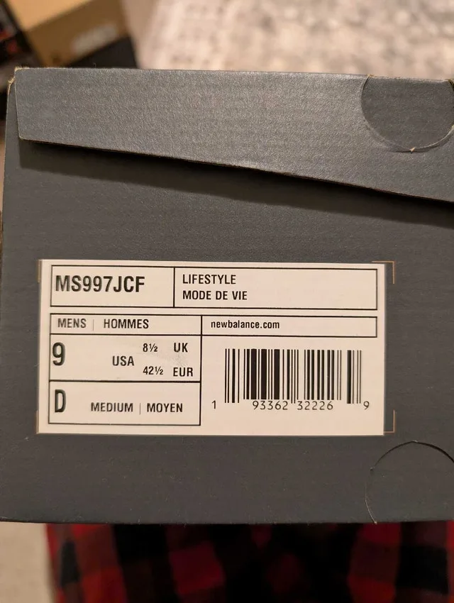 New Balance 997 men's size 9 image indicator(5)