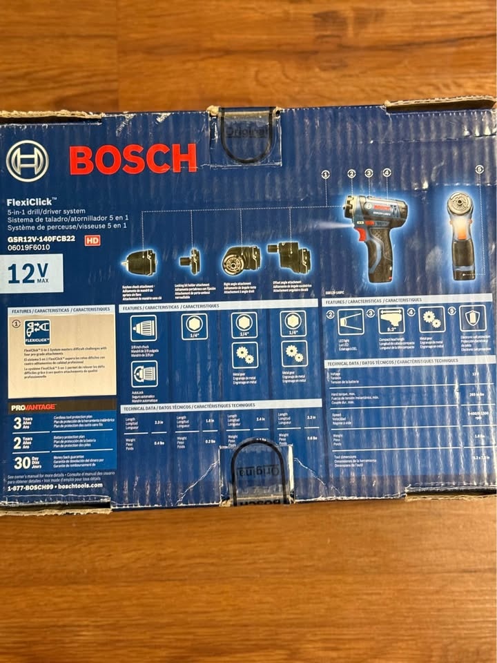 Bosch 12V Max Drill/Driver with 5-In-1 Flexiclick® System - photo 2