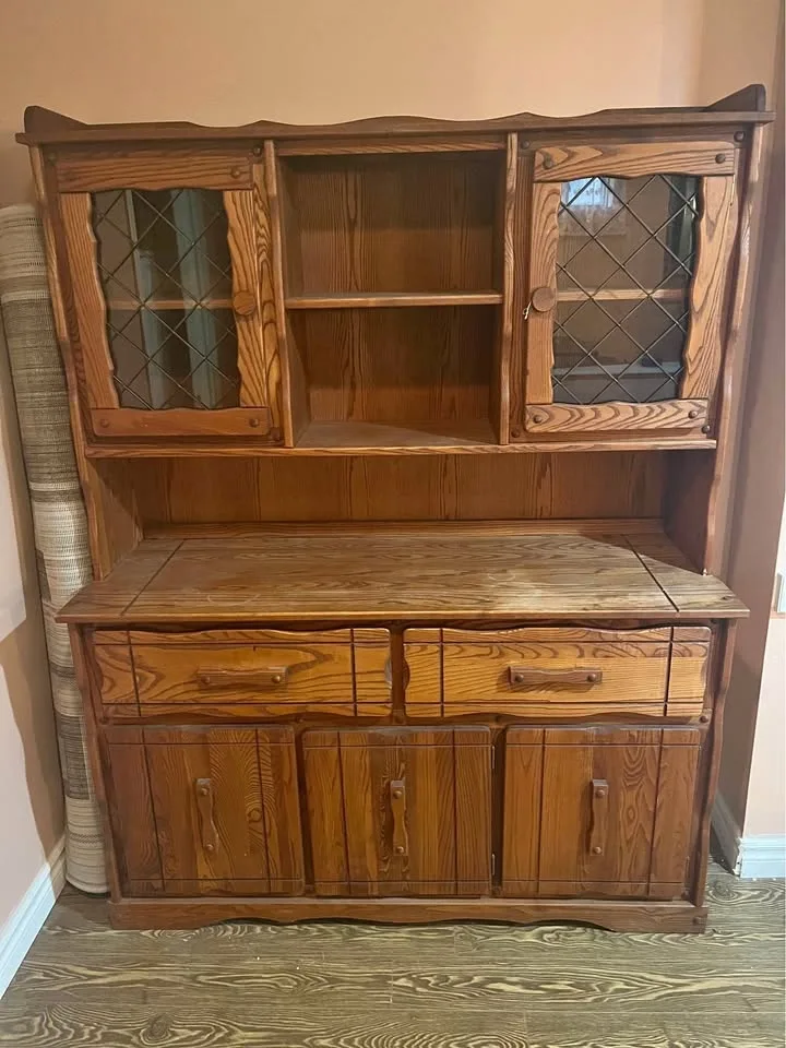 Antique Oak buffet need gone!!!