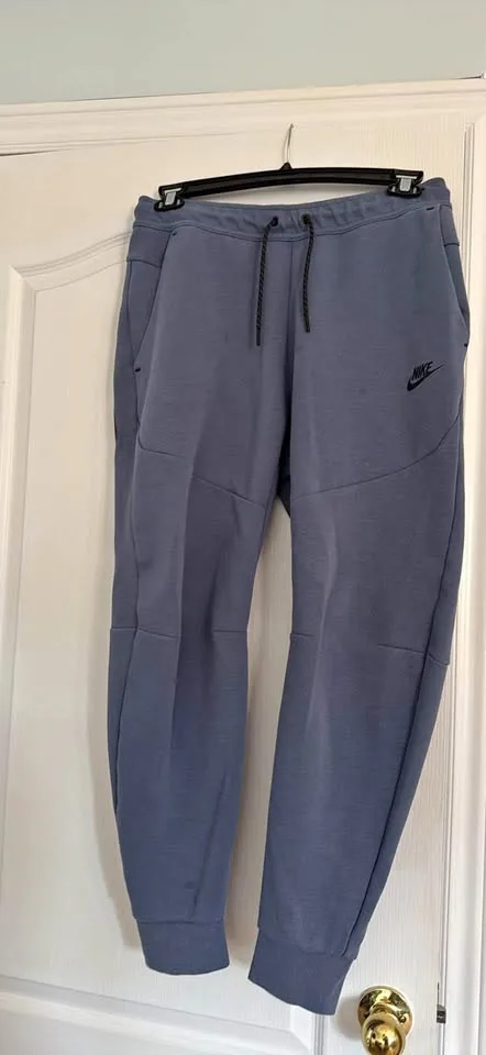 Nike tech pants blue