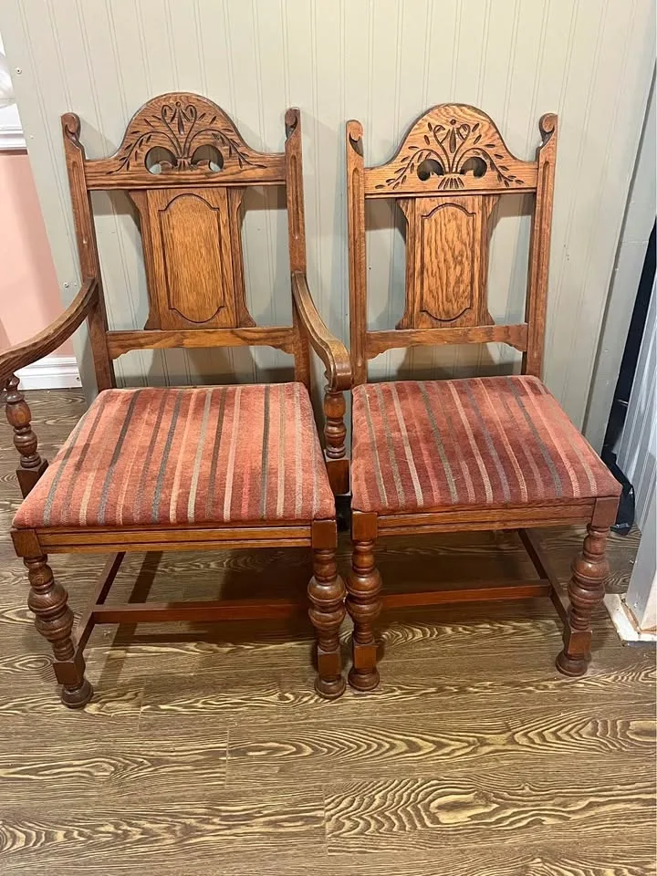 6 Antique Chairs