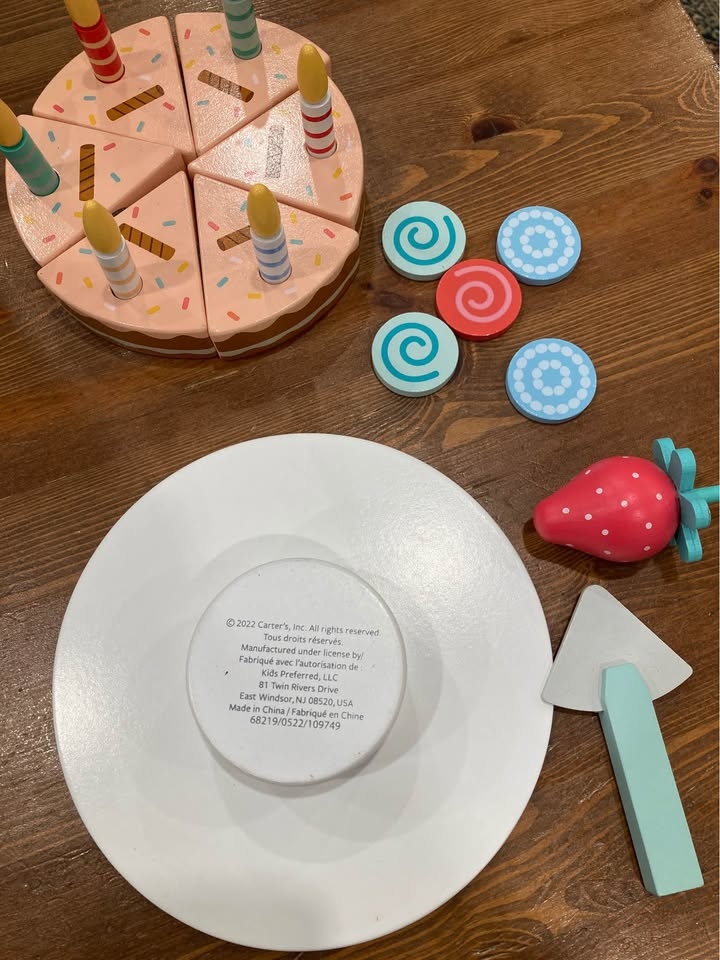 Carter’s Wooden Birthday Cake Play Set - photo 4