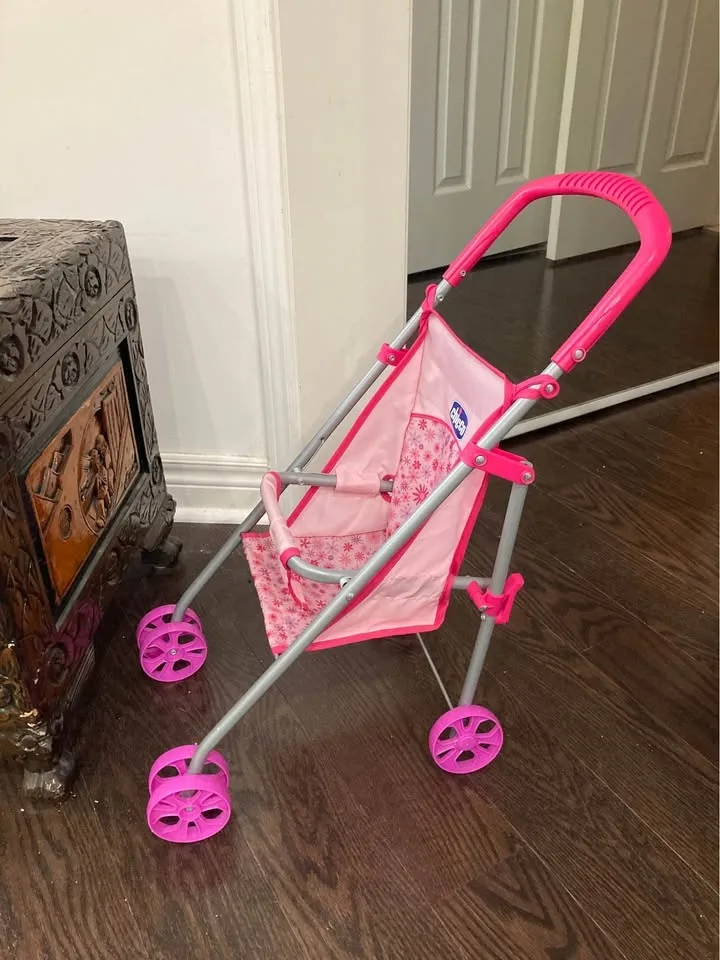 Chicco Doll Stroller – Pink Toy Stroller for Dolls & Stuffies image indicator(3)