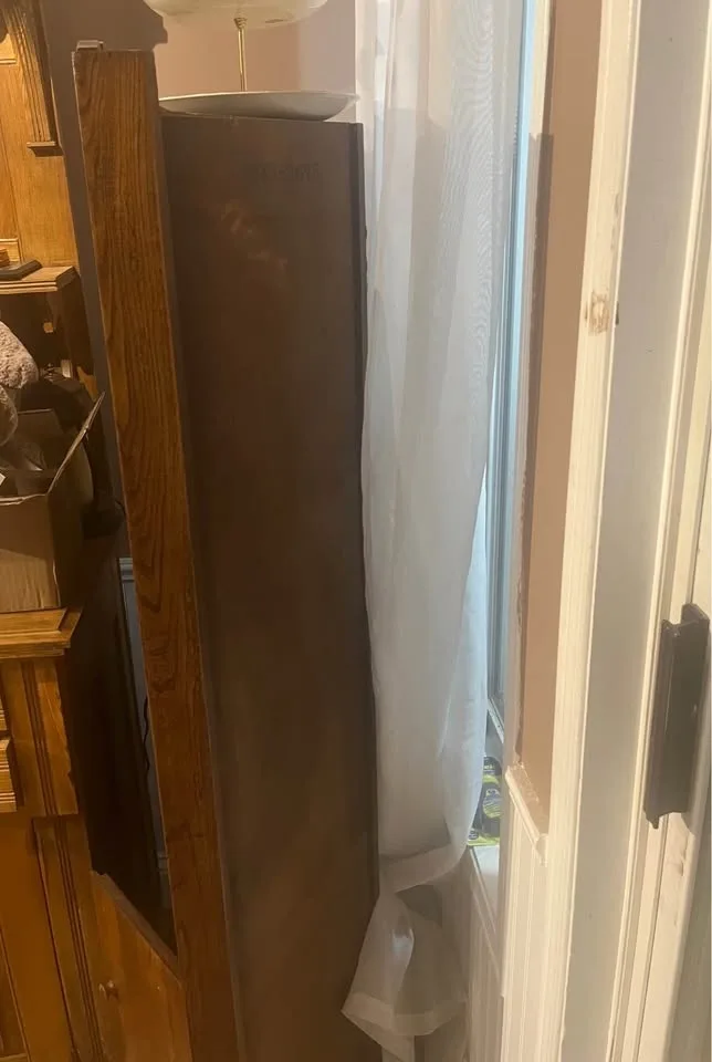 Antique Oak Corner Cabinet need gone image indicator(2)