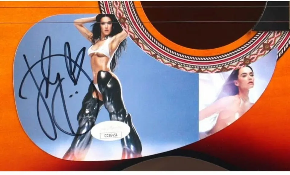 Katy Perry Autographed guitar JSA Certification image indicator(2)