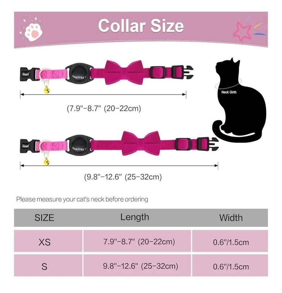 Brand New - Car Collar with Airtag holder - Size XS - photo 3