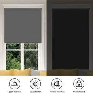 Cordless Blackout Roller Shades - 43" W x 72" H image indicator(3)