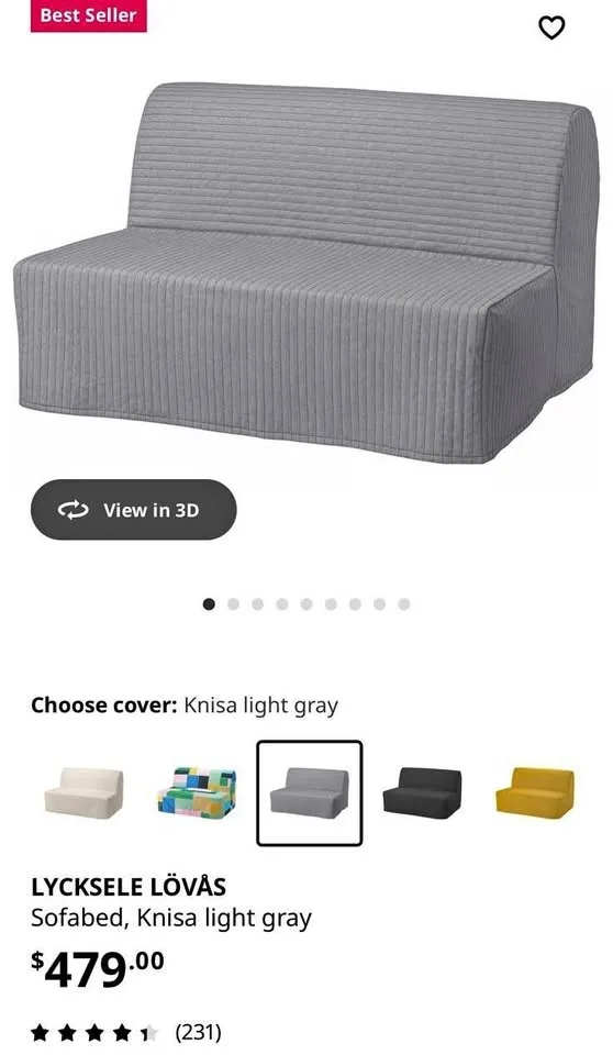 Sofa bed IKEA