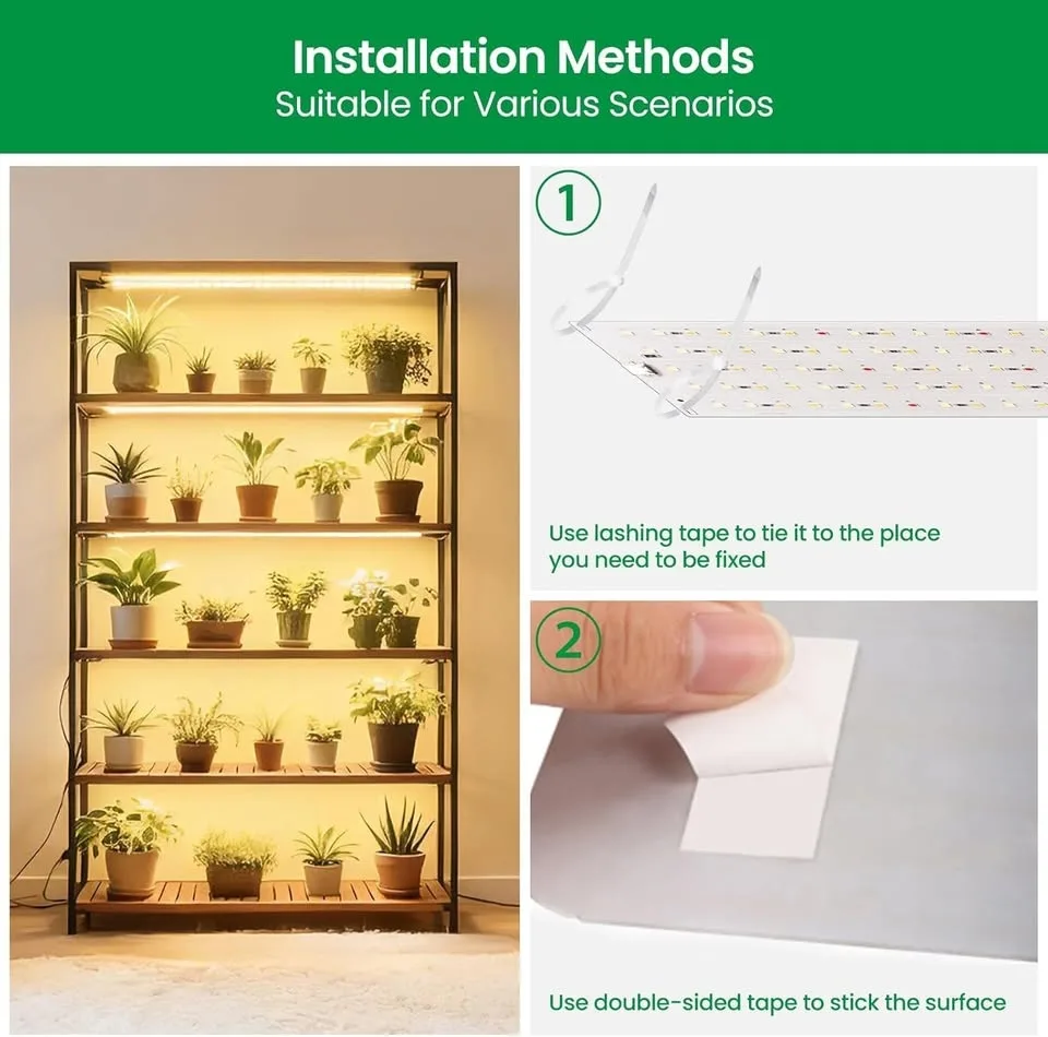 40W Full Spectrum LED Grow Light (4 Panels) image indicator(4)