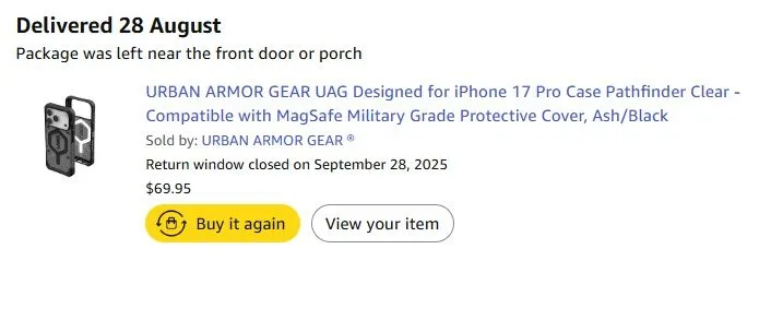 iPhone 17 Pro Ultra Armor Gear (UAG) Case image indicator(10)