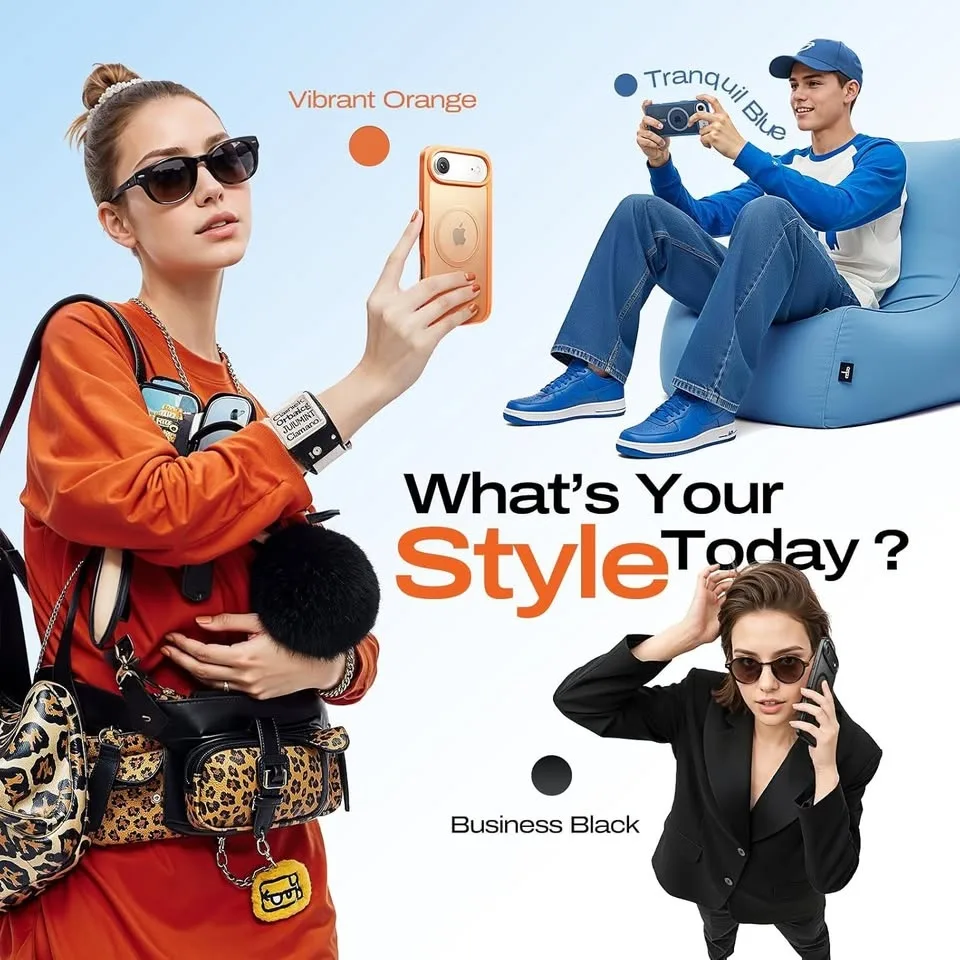 LISEN 3-Pack Magnetic Shockproof iPhone 17 Air Case image indicator(3)