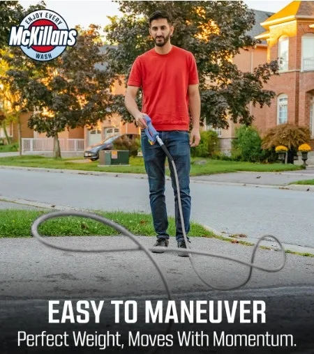 McKillans 50ft Gray Pressure Washer Hose (3/8" Quick Connect) image indicator(4)
