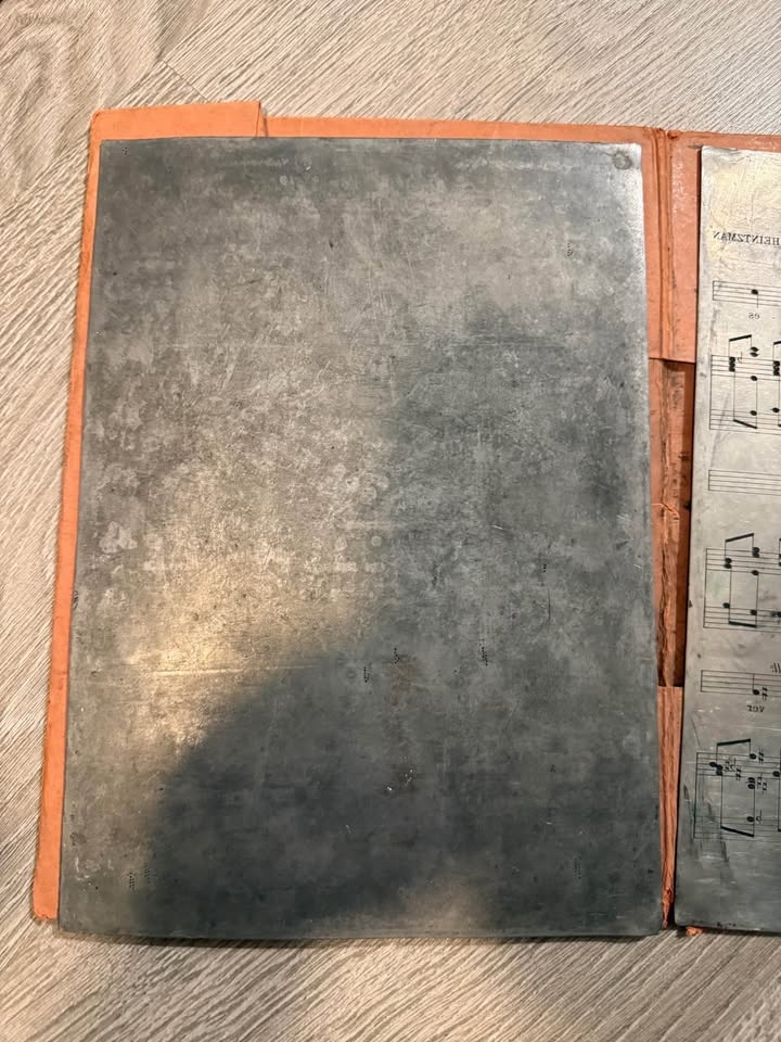 metal printing plate, The Wind's Laughter, 1918 - photo 4