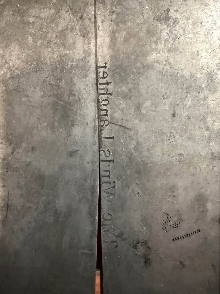 metal printing plate, The Wind's Laughter, 1918 - photo 5