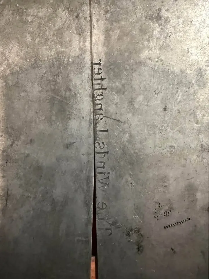 metal printing plate, The Wind's Laughter, 1918 image indicator(5)