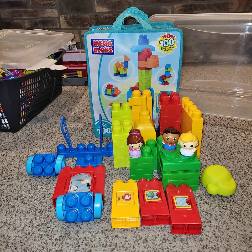 EEUC 100 plus pieces Mega Blocks