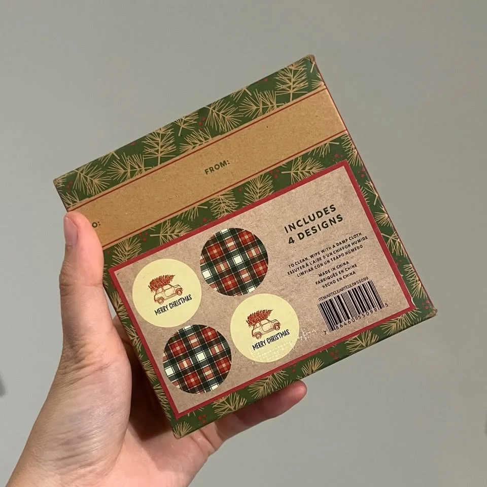 4pc Set Christmas Ceramic Coasters image indicator(2)