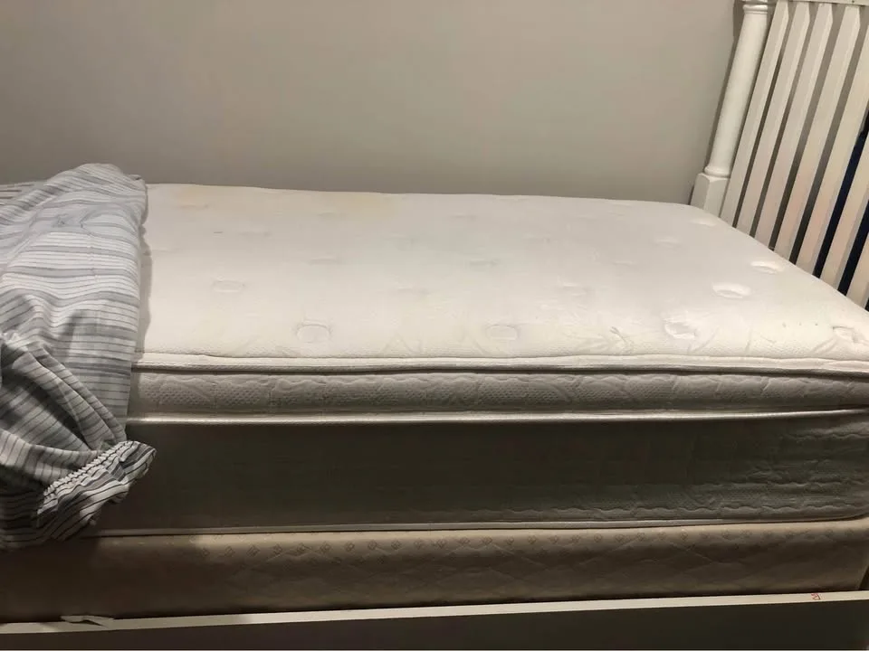 2 Twin beds with 12’ mattress and box spring image indicator(7)