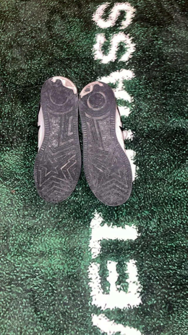 BAPEsta low black and white shoes image indicator(5)