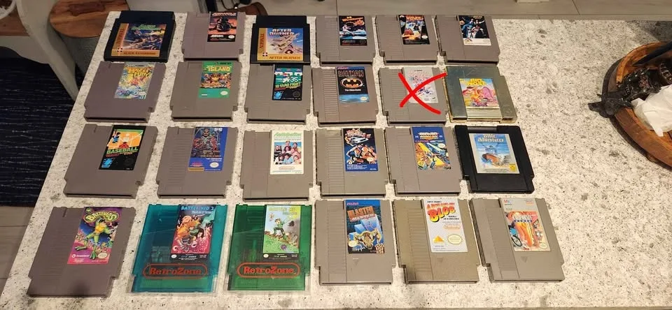 Large NES Game Collection – 200+ Titles (Many Rare & CIB!)
